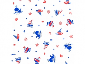 Фланель б/з детская рис. 7412/1, 75 см