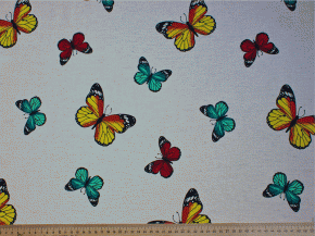 Ткань бельевая арт 175448 п/л п/вар 150 см рис 5333/3 Бабочки цветные