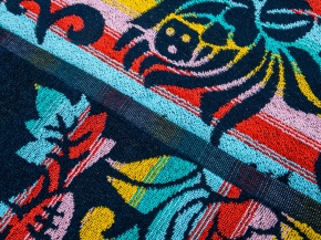 6с104.411ж1 Plaza (т.радужка) Полотенце махровое 67х40см