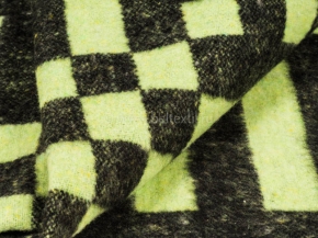 Одеяло хлопковое 100*140 клетка зеленый