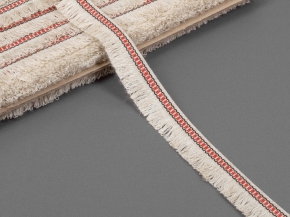 20мм. 08С3524-Г50 (рис.4801) ЛЕНТА ОТДЕЛОЧНАЯ лён/красный с чёрным*13305, 20мм (рул.25м)