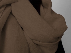 20С130-ШР/039/у Платок 140*140 цв. 1420 рис. 0 темно-коричневый