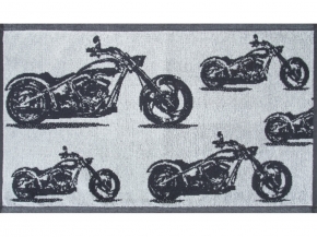 6с104.411ж1 Мото-паттерн(антрацит) Полотенце махровое 67х40см