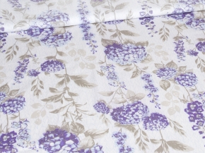 Ткань бельевая арт.17с-1ЯК п/лен наб. лен 30%, хл.70%, пл.145,г рис. Гортензия, 150см