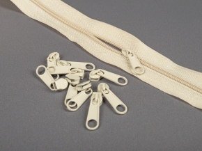 Бегунок д/витой молнии Т3 галантерейный, св.бежевый*307 (уп.100шт)