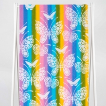 6с102.411ж1 Беляночка (белая радужка) Полотенце махровое 67х150см