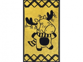 6с104.411ж1 Оленик светит(т.желтый) Полотенце махровое 67х40см