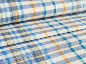 Холст  п/лен полотенечный клетка арт.8-25  вид 4 ширина 50см, лен-50%, хлопок-50%