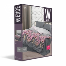 КПБ 5пр бязь 70*70 "Wenge" 6775-1/6757-16 Savillier