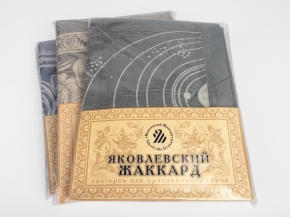 07с24-ЯК Скатерть D-170 "Американская деревня" цв. коричневый