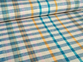 Холст п/лен полотенечный клетка арт.8-25 вид 1 ширина 50см, лен-50%, хлопок-50%