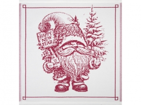 9с25.110ж1 Поздравление(ДТЭ бордовый) Салфетка 50х50см