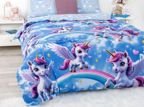 Бязь набивная Единорожки рис.13452-1, 150см