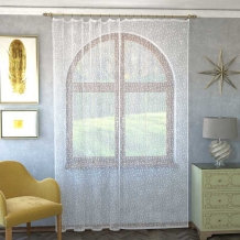 2.50м С987БН/250 ПОЛОТНО ГАРДИННОЕ белый