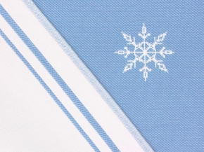 9с23.111ж1 Снеговик и домик2(ДТЭ регата) Полотенце х/б 50х140см