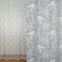 2.85м 3601054104 Тюль-жаккард Lila 285 см (BEYAZ, N0001)