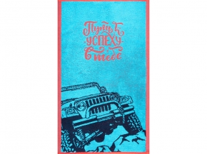 6с104.411ж1 Гонки(3-бир-т.син) Полотенце махровое 67х40см