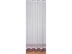 2.45м К267АГ/245 ПОЛОТНО ГАРДИННОЕ фиолет. с белым