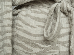 17с134-ШР/039/у/уп. Халат для бани 170*176 96*100 "Зебра" цв 330 рис 912