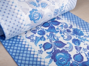 Вафельное полотно набивное б/з 402 рис. 6649/1, 40см