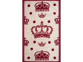 1с105.413ж1 Королевский принт (бордо) Полотенце махровое 50х30 см