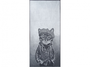 6с102.411ж1 Козырек(антрацит) Полотенце махровое 67х150см