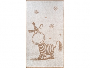 6с103.512ж2 Зебруся (лен3) Полотенце махровое 50х90см