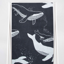 6с102.413ж1 Киты(антрацит) Полотенце махровое 81х160см