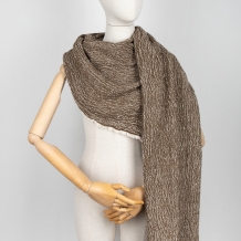 20С160-ШР/039/у 165*50 Палантин цв. 75 рис. 1 коричневый