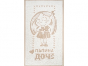 6с104.511ж2 Дочка(лен3) Полотенце махровое 67х40см