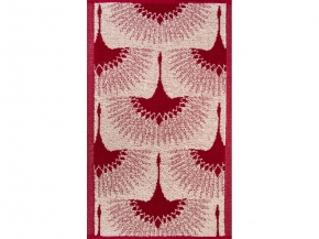 1с105.413ж1 Китайский журавль (бордо) Полотенце махровое 50х30 см