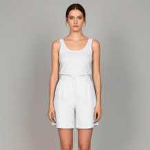 25С23-ШР/039/ст 101/0 Шорты женские белый