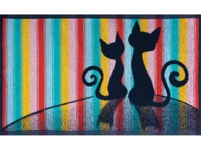 6с104.411ж1 В тишине (т.радужка) Полотенце махровое 67х40см