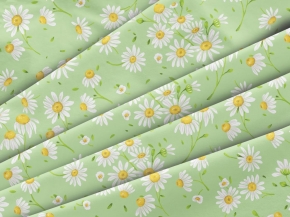 Перкаль набивной арт 140  рис 64053/1 Милора зеленый, 150 см