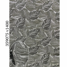 Ткань для портьер жаккард листья (1400), 295см
