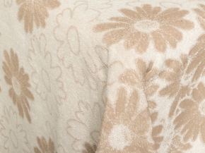 3с109.411ж2 Ромашковый букет (лен3) Плед 208х150 см