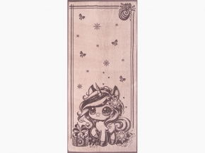 6с102.411ж1 Аниме-единорог(т.с.мальв1) Полотенце махровое 67х150см