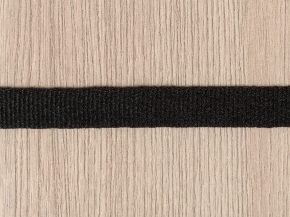 .6мм. Лента репсовая 6мм (1,72г/м) черный (кат.300)