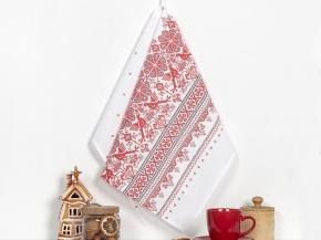 Рогожка набивная Вышивка русская рис. 13502/1, 150см