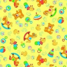 Фланель набивная С514-ТИ д/п рис. 5398/4 Игрушки, 90см