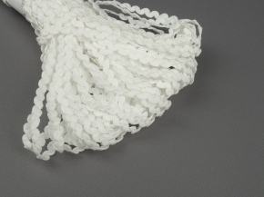 1С12-Г50 (рис.6417) ТЕСЬМА ОТДЕЛОЧНАЯ ВЬЮНЧ. 6мм, белый (рул.30м)