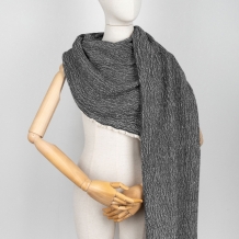 20с160-ШР/039/у 165*50 Палантин цв. 340 рис. 1 черный