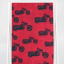 6с102.411ж1 Мото-паттерн(т.зеленый1) Полотенце махровое 67х150см