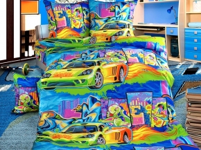 Бязь набивная рис. 9931/1 Граффити , 150см
