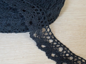 К-035-74-5 Кружево 35мм, т.синий