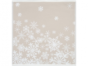 9с25.110ж1 Снежинки-арт(ДТЭ лён) Салфетка 50х50см