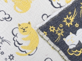 20С211-ШР/у. 130*60 Полотенце "Ночка-1" цв. 4 рис. 993 жёлтый