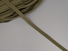 10мм. 05С3296Ч-Г50 (рис.4007Ч) ЛЕНТА ЭЛАСТИЧНАЯ ПРОД. (6,40г/м) хаки*016, 10мм (рул.50м)