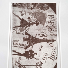 6с102.411ж1 Мечты о Париже (шоколад) Полотенце махровое 67х150см