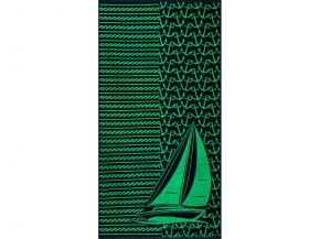 6с102.413ж1 Шхуна (темно-синий7) Полотенце махровое 81х160см